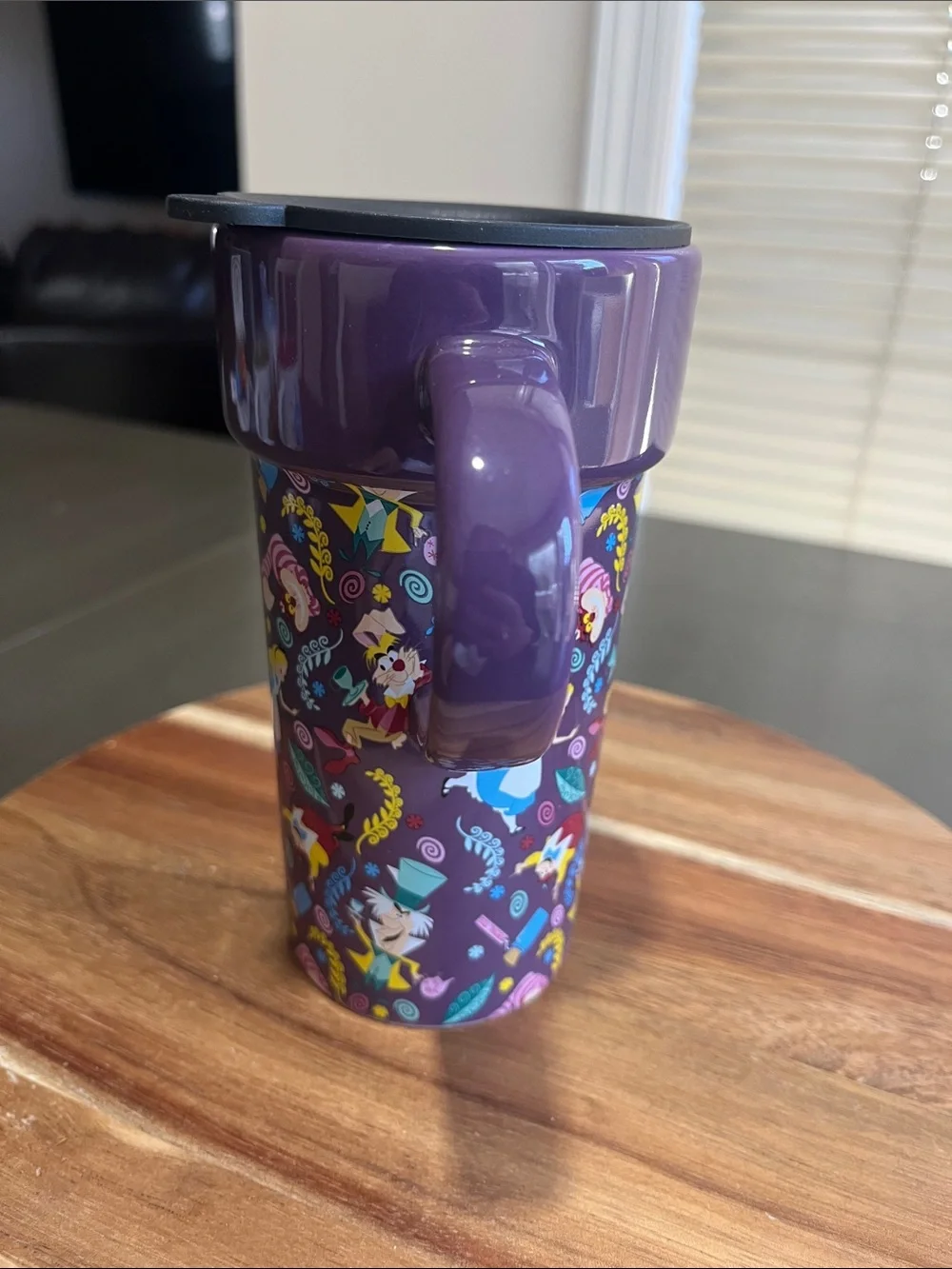 Disney Alice in Wonderland Ceramic Travel Mug with Lid